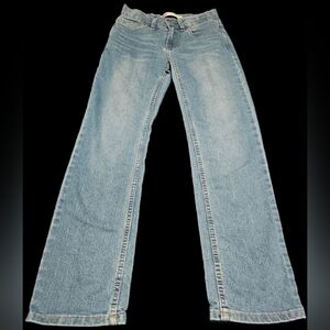 EUC Boys Levi's 514 Performance Straight Blue Jeans Size 14 Reg 27 X 29